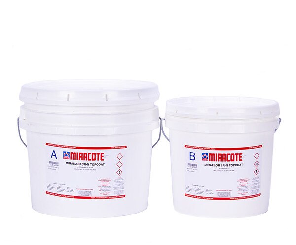 Img of Miraflor CR Topcoat Novolac P per 5 Gallon Unit - Dark Gray